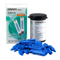 欧姆龙(Omron)血糖试纸STP30(25片试纸和采血针)(新老包装随机发货)