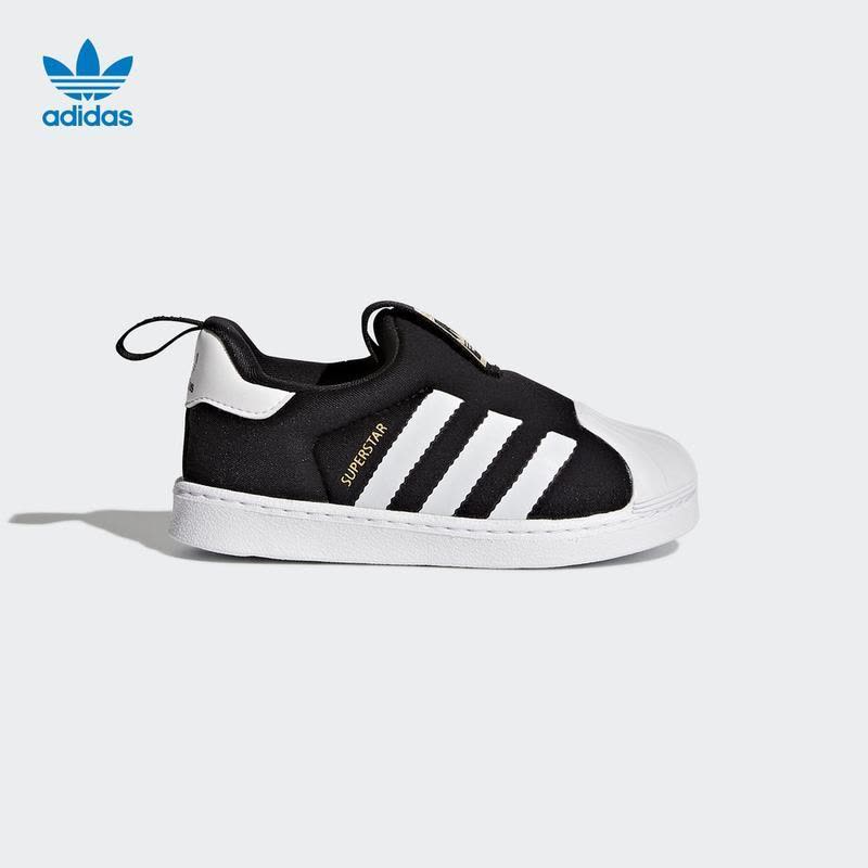 阿迪达斯儿童 adidas kids 三叶草春季新款 男婴童 SUPERSTAR 360 青少年鞋 S82711图片