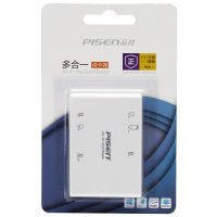 品胜 读卡器 多合一读卡器(苹果白)(原全能王读卡器II)支持SD/MS 10个装