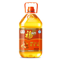 福临门 食用油 浓香压榨一级 花生油4L 中粮出品