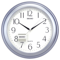 精工(Seiko)闹钟 静音扫描式贪睡功能夜光指针哔哔声小闹钟QHK023K黑色