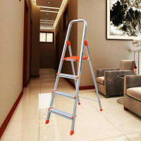 瑞居家用梯子居家梯子人字梯子铝合金梯子折叠梯四步梯0.9KC