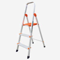 瑞居家用梯子居家梯子人字梯子铝合金梯子折叠梯四步梯0.9KC