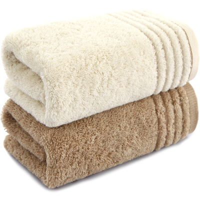 三利 纯棉洗脸巾 有机棉毛巾2条装 34×76