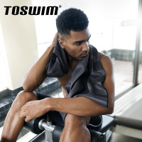 TOSWIM拓胜 游泳毛巾吸水速干健身运动沙滩成人男女 涤纶速干浴巾/吸水巾 140*70CM