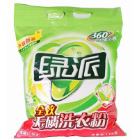 绿叶(GREEN LEAF) 绿派 劲浪洁净 自然清香 洗衣粉 1.1kg G4102 (单位:袋)