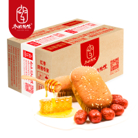 枣粮先生桂圆红枣蛋糕660g整箱健康糕点零食传统早餐面包