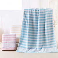 金号(KING SHORE) 140*72cm 全棉浴巾 素雅条纹浴巾(颜色可选 蓝/红色) RC262(单位:条)