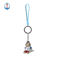 WORLD CUP 2018 PVC双面吉祥物钥匙扣滑行双吊款-237 拼接色