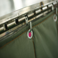 金立美 大红色牛津布门帘(含附件 ) 2600mm*700mm (单位:片)