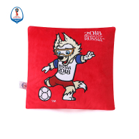 WORLD CUP 2018 30*30cm 靠枕-红底吉祥物-154 红底 红色
