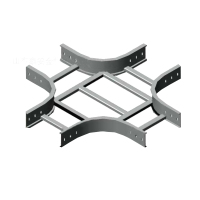 虹汇 (XQJ-LQJ--04A-153)铝合金 梯级桥架水平四通