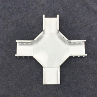 虹汇 (XQJ-C-04A-2)不锈钢 槽式桥架水平四通