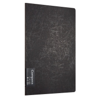 齐心(COMIX)A5 50张PP面胶装本/记事本/软抄本/笔记本子 Compera原味系列 C7001 黑 10本装