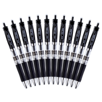晨光(M-G)K35黑色0.5mm经典中性笔按动签字笔水笔 12支/盒 10盒装