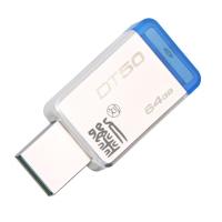 金士顿(Kingston)USB3.1 DT50 64GB U盘 个性化 自定义定制 金属车载U盘