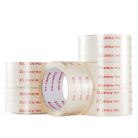 齐心(COMIX)6卷装55mm*60y(54.9米) 高透明胶带 宽封箱胶带 办公文具JT5506-6