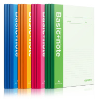 得力(deli)12本一包A5/30页无线装订本软抄本记事本笔记本子 7650 10包装