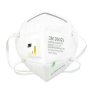 3M 9002V带阀防尘口罩,环保包装,25只/盒