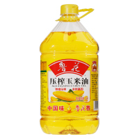 鲁花 食用油 非转基因 玉米油 桶装 4L