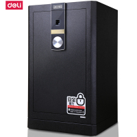 得力黑尊指纹触控保险箱 3C认证保险箱 办公保险柜