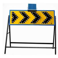 FUZHENG福正闪光警示装置,道路施工交通安全指示灯警示导向牌 LED太阳能导向灯