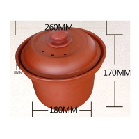 苏泊尔DNZ40B6-260紫砂陶瓷电炖锅4L升原装内胆盖子 原装内胆