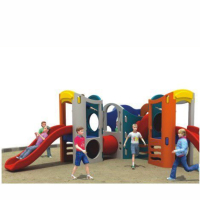 FY167-02十二合一游乐园飞友经典塑料玩具系列组合式滑梯户外大型组合式玩具设备