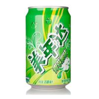 美年达 青苹果味汽水 330ml*24瓶 箱装