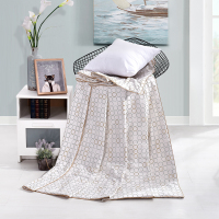 如意蚕丝被 冬季保暖被 全棉面料舒适加厚被子四季用蚕丝被200*230精梳面料全棉 200*230cm