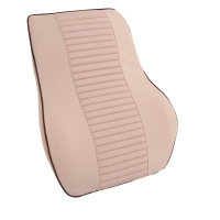 GREAT LIFE记忆棉汽车腰靠垫 车用腰枕 办公室腰垫 家用靠枕靠垫背靠 记忆棉腰靠 米色