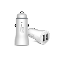 公牛车载充电器5V/2.4A双USB手机平板通用 车充多功能充电一拖二