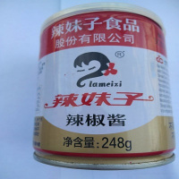 辣妹子 招牌辣椒酱 香辣剁椒调味酱 拌面拌饭248g 湖南特产