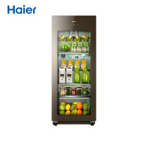 海尔(Haier)LC-167J 167升家用冷柜冰吧 立式玻璃门展柜柜酒柜茶叶柜保鲜冷柜 电子控温