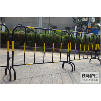 乐采_serveone_道路护栏 铁马护栏交通施工护栏_1m*1.5m_黄白色_1个