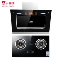 小霸王DS9021+DS5001油烟机套餐自动清洗烟灶套餐烟机灶具侧吸式 双电机抽油烟机燃气灶套装油烟机灶具(液化气)
