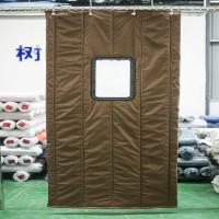 金立美 咖啡色牛津布门帘(含附件 ) 2600mm*700mm (单位:片)