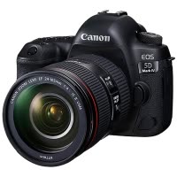 佳能(Canon) EOS 5D4(24-105F4 II+闪光灯+备用电池)数码单反相机 单镜头套装 约3040万像素