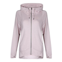 耐克女上装2018春季新款运动休闲粉色舒适连帽夹克外套885596-699