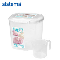 新西兰Sistema 保鲜盒 1240 2.4L进口配料保鲜组合密封罐冰箱冷藏储物盒包邮