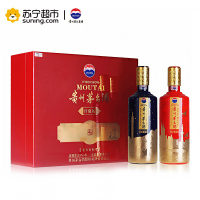 贵州茅台酒 圆梦中国 53度 999ml*2 礼盒装 酱香型白酒收藏酒