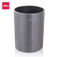 得力907塑料笔筒 时尚圆形笔筒 加厚笔筒 得力笔筒 办公笔筒