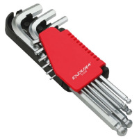 9件公制加长球形内六角扳手组套1.5-10mm套装