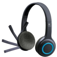 罗技(Logitech) H600头戴式无线耳机 便携式麦克风 学习办公耳机