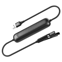 Baseus倍思轻电三合一多功能充电宝PPALL-QD01(黑色)