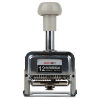 得力 自动号码机 7512 12位 白色