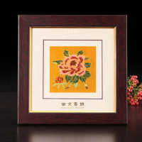 九五御帛布艺云锦小框画 中国特色文化礼品 纯手工云锦 可一件代发