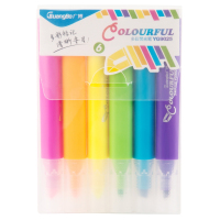 广博 高级持久型多彩荧光笔 YG9025 120支/包 ( 单位:包)