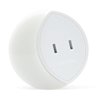 惠爱家 插电三孔插头 光控夜灯 浪漫温馨家居卧室过道走廊LED节能小夜灯孔位转换器Y02