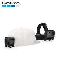 GoPro哥普乐头带+QuickClip ACHOM-001 可调节适用机型HERO5 HERO6 HERO7 背带